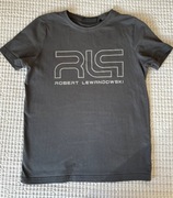4f Robert Lewandowski t shirt szary modny chłopiec 152 piłkarska