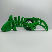 Combo Keyrambit / Keyspiner z rekinkiem Tik Tok zielone