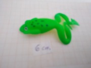 Gumowa zabka / Frog /  6 cm.
