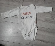 Body długi rękaw z napisem super chłopak
