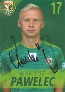 Mariusz PAWELEC oryginalny autograf ŚLĄSK WROCŁAW karta