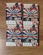 Zestaw 4 puszek topps match attax z kartami piłkarskimi 