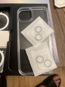 Etui caseIPhone 15 plus + 2 szkła, naklejki MagSafe, szkła do aparatu