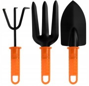ZESTAW NARZĘDZI OGRODNICZYCH GRABIE ŁOPATKA SZPADEL 3W1 MINI ZESTAW ogrodu