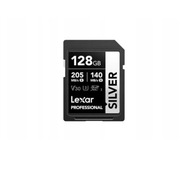 Karta SD Lexar Professional Silver 128 GB odczyt do 205 mb/s zapis 140