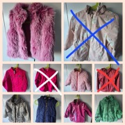 Duzy zestaw kurtek wiosennych dla dziewczynki 98-116cm 