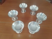 Art Deco Platery W typie Juli Keilowej 6sztuk.
