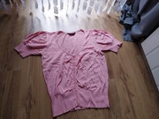 Miss bluzka sweterek cienki brzoskwinia  r.40-42 L-XL bdb