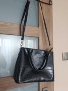 Torba na ramię do ręki Ala skóra węża 