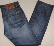 Wr) G-STAR Raw denim 3301 oryginalne spodnie jeansowe Roz.32/32
