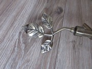 karnisz złoty liść listek 120cm/ 144cm pojedyńczy