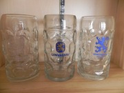 KUFLE 1 L LOWENBRAU MONACHIUM NIEMCY 3 SZTUKI