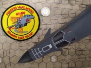Naszywka bombowiec strategiczny Rockwell B-1B Lancer USAF rzep