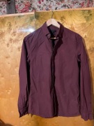 Koszula męska bordowa Made by Monkeys rozmiar S