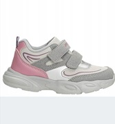 BARTEK 15043002 BUTY SPORTOWE DZIEWCZĘCE PÓŁBUTY RZEPY 30 Szare