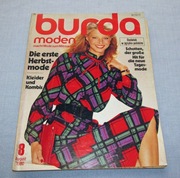 Burda Moden 8/1980 + wykroje Vintage Moda szycie krawiectwo patenty