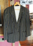 Tino Corelli cudna w paski z domieszką lnu r.2XL