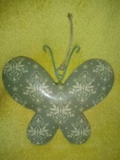 Metalowy motyl do zawieszenia