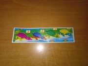 Kaczki Instrukcja obsługi ulotka karteczka od kinder niespodzianki