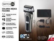 Golarka męska Switch On foliowa akumulatorowa sieciowa TRYMER 3system tnący