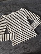 H&M M pasiasta modna bluzka bawełna 