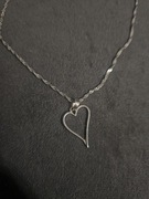 Łańcuszek z zawieszką,  wisiorek 