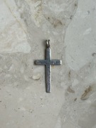 Wisiorek Krzyż Srebro 925 Vintage