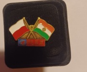 Przypinka flaga Polski i Irlandii 