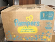 Pampers Premium Protection 1 (2–5 kg) 180 szt | pieluchy dla noworodka