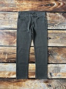 Sarol spodnie jeansowe męskie ocieplane szare zimowe rozmiar W35 M/L