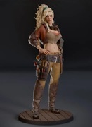 Figurka druk 3D żywica " Gemma (Monster Hunter Wilds) - F423 "- 120 mm