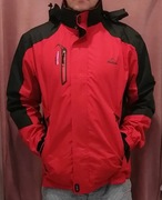 Kurtka męska outdoorowa wodoodporna oddychająca przejściowa L czerwona