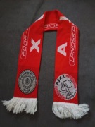 (UNIKAT)Szalik Ajax Amsterdam.Holandia.Retro 2002.GKS Tychy.Cracovia.Arka