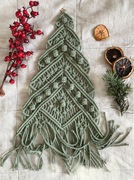 Choinka z makramy 