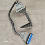 Taśma Kabel ATA PATA IDE 40 Pin 45cm w oplocie Napęd DVD Retro Dysk stacja