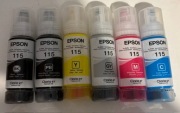 EPSON WKŁAD TUSZ BUTELKA 115 C/M/Y/BK/PB/GY 6 - PACK PUSTE
