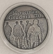 10 zł 2000 rok 30 rocznica Grudnia 70