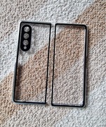 Etui Przezroczyste (Clear) z Ramkami aluminiowe Samsung Galaxy Z Fold 3