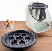 7 - otworowa wkładka do gotowania jajek do Thermomix TM5 / TM6 / TM31