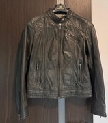 Wittchen Skorzana kurtka damska grafitowa rozmiar M