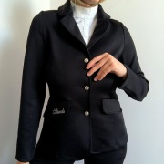 Frak jeździecki steeds XS 34 czarny