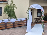 Dywan ślubny,woal biały 