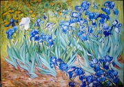 Kolekcjonerska interpretacja obrazu Vincenta van Gogha „Irysy”  