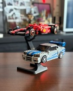 Lego Speed Champions stojak stand ekspozytor - dwumiejscowy