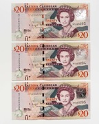 Karaiby Wschodnie 20 dolarów UNC P.53