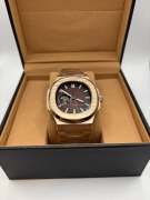 Seiko Mod Nautilius gold automatic 41 mm nowy nieużywany