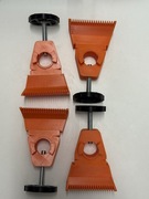 Uchwyt do sznurka brukarskiego / murarskiego zestaw 4 szt. Pomarańczowy