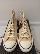 trampki wysokie kremowe converse roz 44,5 NOWE 