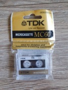 Microcasette mikokaseta MC60 TDK 2sz