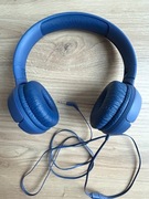 Jbl Oryginalne Słuchawki Przewodowe Z Mikrofonem Tune 500 Niebieski
